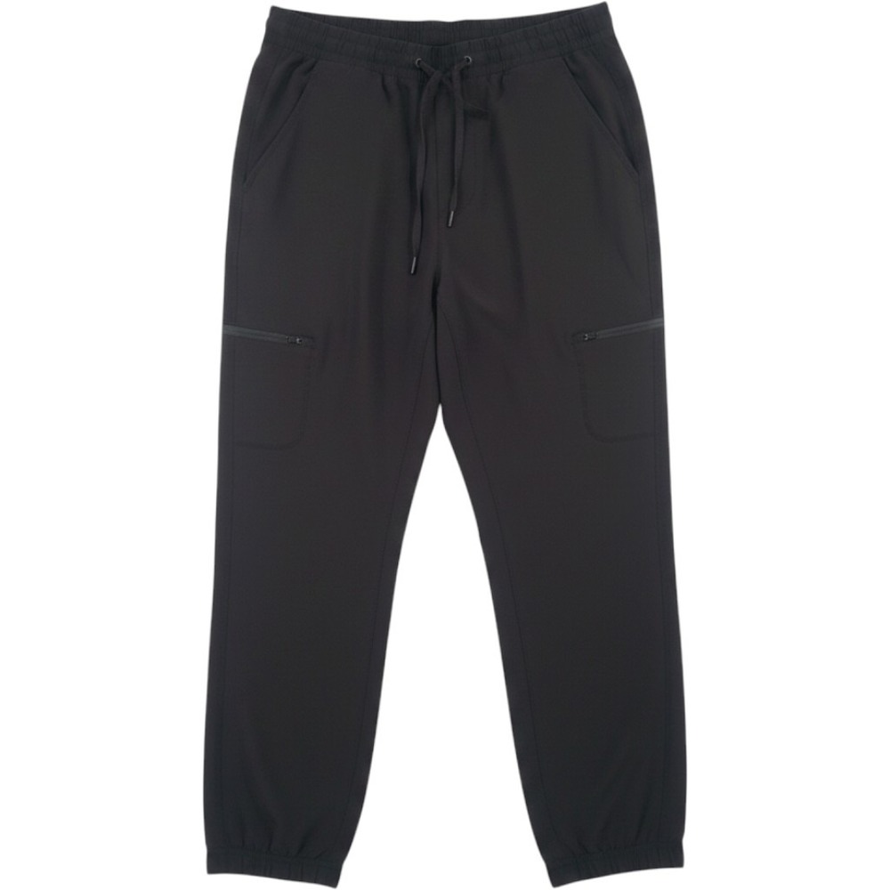 Eddie Bauer Cargo Joggers Womens 10 Fleece Lined Black Performance Hiking Pants